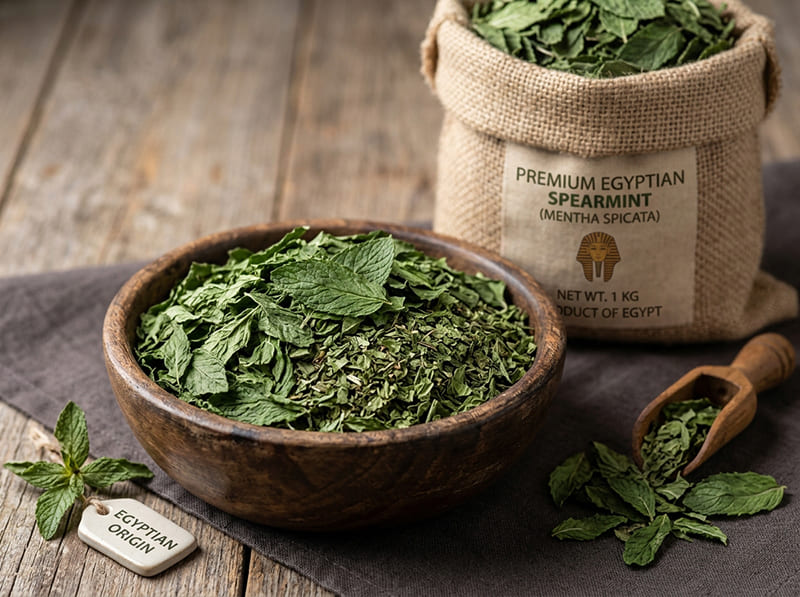 Spearmint Leaves & Cut